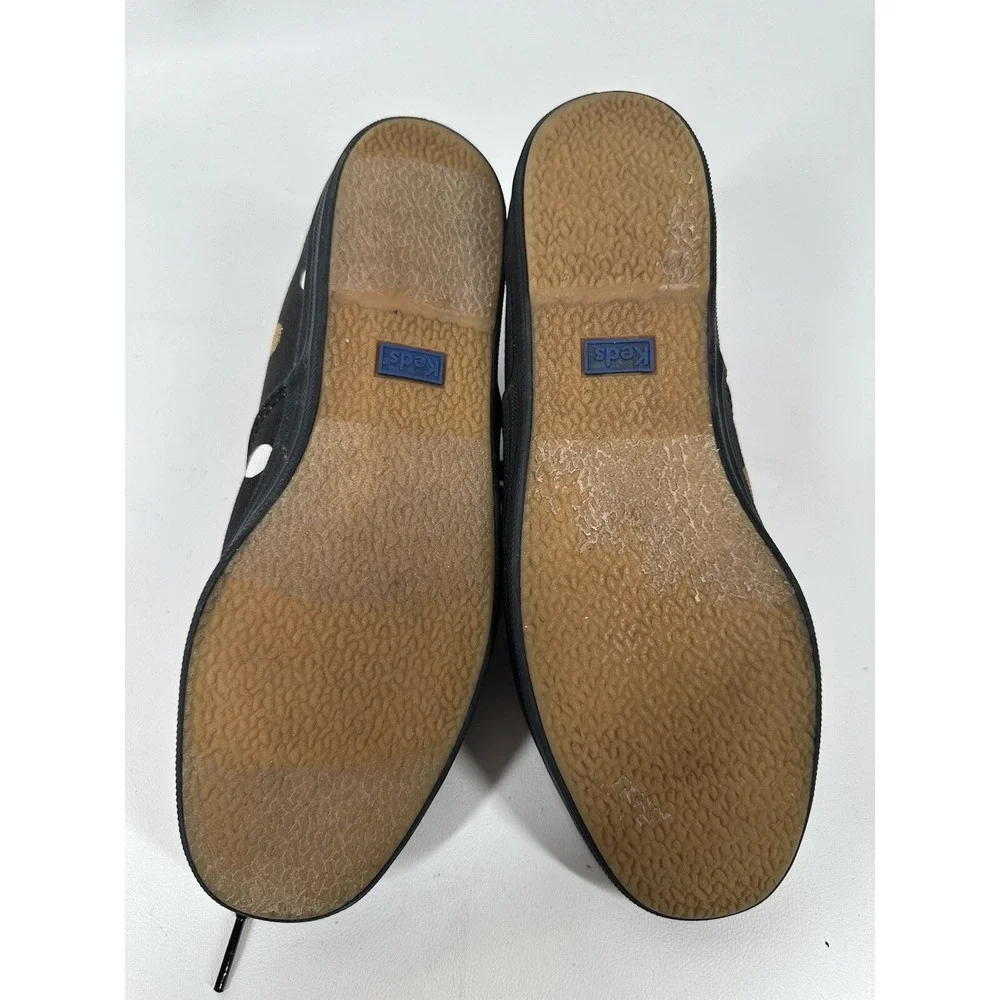Taylor Swift Keds Black Gold Polka dots Women's Size 7.5 Shoes‎